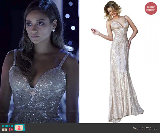 Sherri Hill Dress 11157 worn by Shay Mitchell on PLL