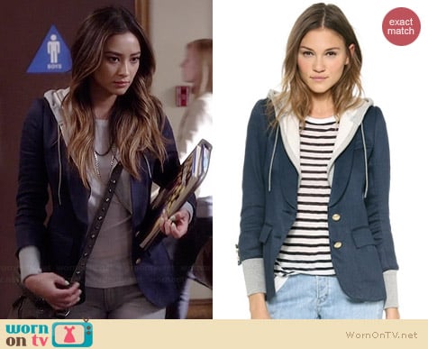 Smythe Reissue Schoolboy Blazer worn by Shay Mitchell on PLL