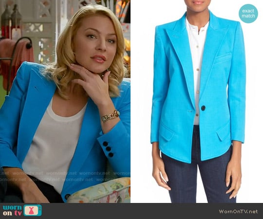 Smythe Sharp Shoulder Blazer worn by Kate Davis (Tabrett Bethell) on Mistresses