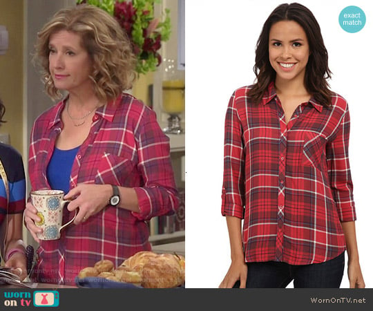 Soft Joie Anabella Plaid Shirt worn by Vanessa Baxter (Nancy Travis) on Last Man Standing