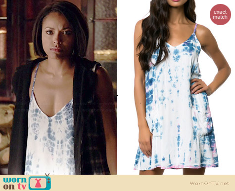 Some Days Lovin Kwando Tie Dye Dress worn by Kat Graham on The Vampire Diaries