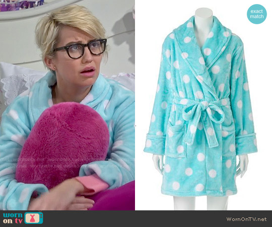 Sonoma Life + Style Plush Wrap Robe worn by Riley Perrin (Chelsea Kane) on Baby Daddy