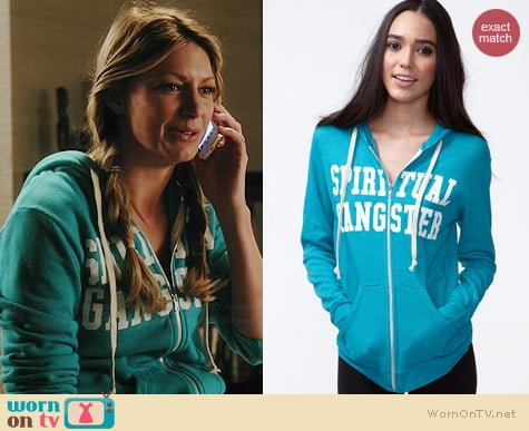 Spiritual Gangster Hoodie worn by Jess Macallan on Mistresses