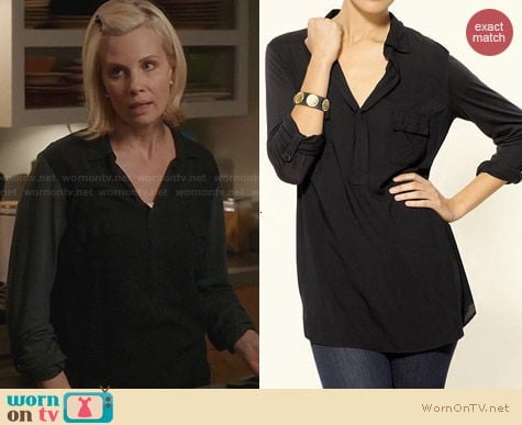 Splendid Shirting Top worn by Monica Potter on Parenthood