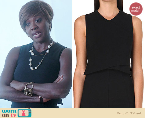 Sportmax Avenue Panelled Dress worn by Viola Davis on HTGAWM