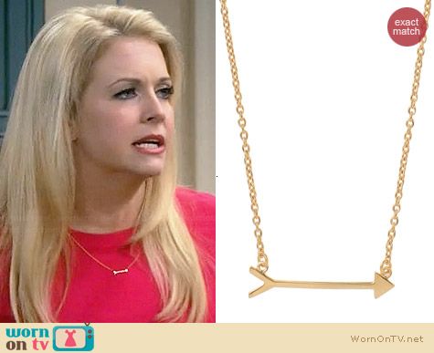 Stella & Dot On The Mark Necklace worn by Melissa Joan Hart on Melissa & Joey