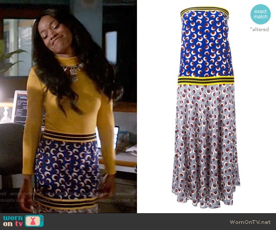 Stella McCartney Blossom Dress worn by Zayday Williams (Keke Palmer) on Scream Queens