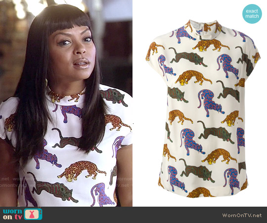 Stella McCartney Molly Top worn by Cookie Lyon (Taraji P. Henson) on Empire