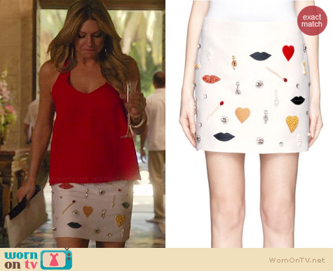 Stella McCartney Rex Embellished Skirt worn by Jes Macallan on Mistresses