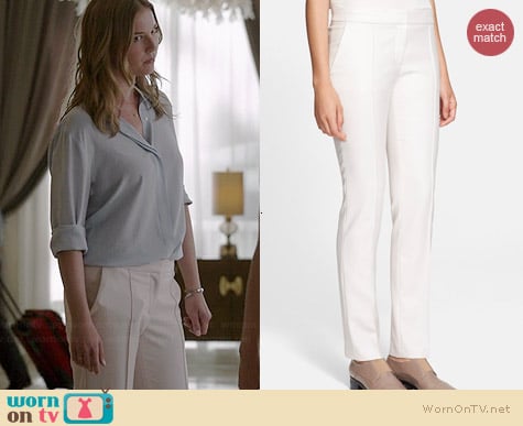 Stella McCartney Straight Leg Pants worn by Emily VanCamp on Revenge