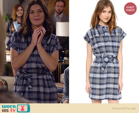 Steven Alan Winona Dress worn by Casey Wilson on Marry Me