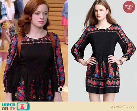 Suburgatory Fashion: Free People 'Age of Aquarius' dress worn by Jane Levy