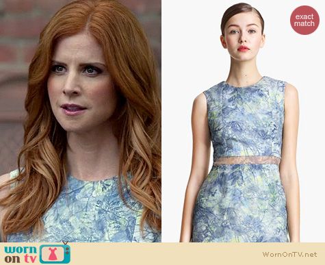 Suits Fashion: Erdem Helena Dress worn by Sarah Rafferty