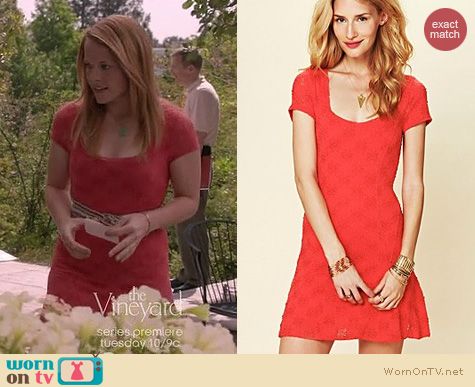 Switched at Birth Fashion: Free People Daisy Godet slip dress worn by Katie Leclerc