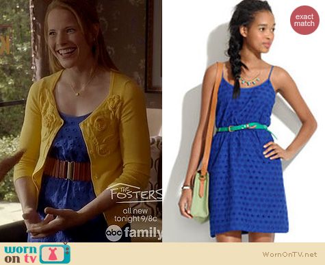 Switched at Birth Fashion: Madewell Eyelet Sundress worn by Katie Leclerc