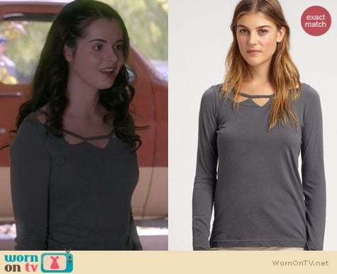 Switched at Birth Fashion: Marc by Marc Jacobs Armisen tee worn by Vanessa Marano