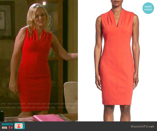 T Tahari Tonya Dress worn by Belle Brady (Martha Madison) on Days of our Lives