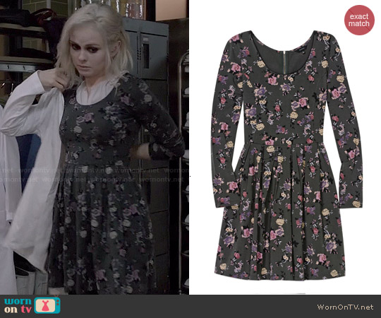 Talula 'Lambeth' Dress in Argentique/Black worn by Liv Moore (Rose McIver) on iZombie