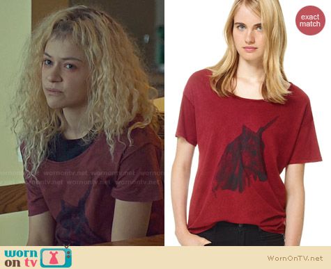 Talula Mott T-Shirt worn by Tatiana Maslany on Orphan Black