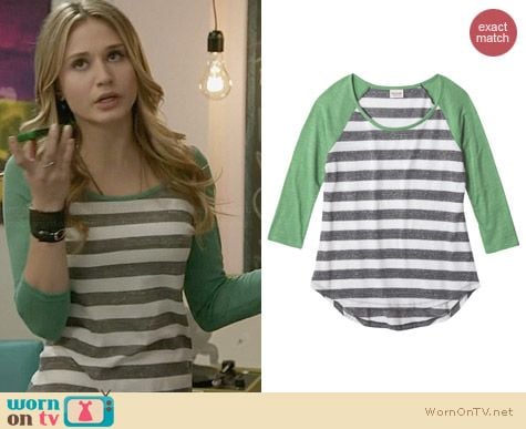 Mossimo Supply Co Striped Tee worn by Rita Volk on Faking It