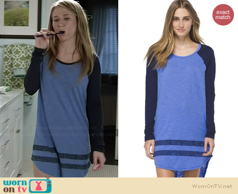 Xhilaration Blue Sleep Shirt worn by Rita Volk on Faking It