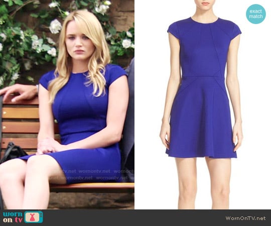 Ted Baker Eebrr Dress worn by Summer Newman (Hunter King) on The Young and the Restless