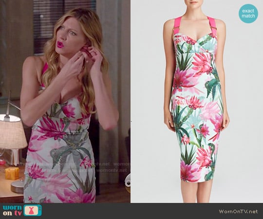 Ted Baker Carpel Chameleon Print Dress worn by Josslyn Carver (Jes Macallan) on Mistresses