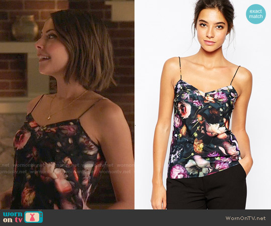 Ted Baker Cynaria Cami worn by Thea Queen (Willa Holland) on Arrow