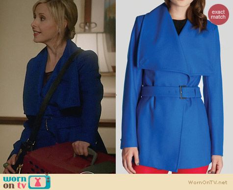 Ted Baker Adalya Coat worn by Sarah Michelle Gellar on The Crazy Ones