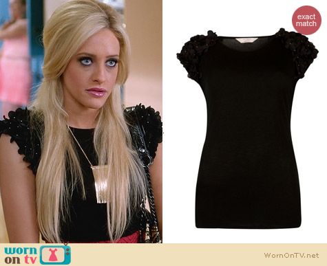 Ted Baker Anissa Top worn by Carly Chaikin on Suburgatory