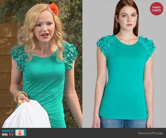 Ted Baker Anissa Top worn by Liv Rooney (Dove Cameron) on Liv and Maddie