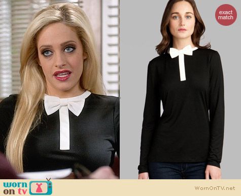 Ted Baker Bisma Top worn by Carly Chaikin on Suburgatory