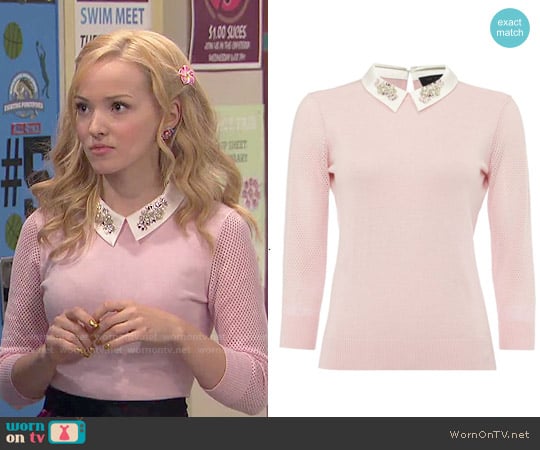 Ted Baker Helane Sweater worn by Liv Rooney (Dove Cameron) on Liv and Maddie