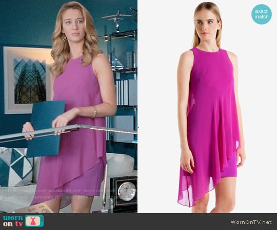 Ted Baker Locie Dress worn by Petra Solano (Yael Grobglas) on Jane the Virgin