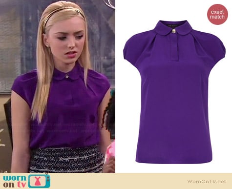 Ted Baker Maddi Top worn by Peyton List on Jessie