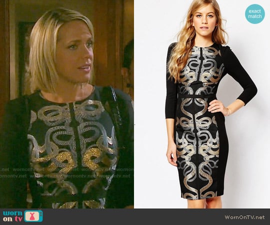 Ted Baker Malicia Dress worn by Nicole Walker (Arianne Zucker) on Days of our Lives