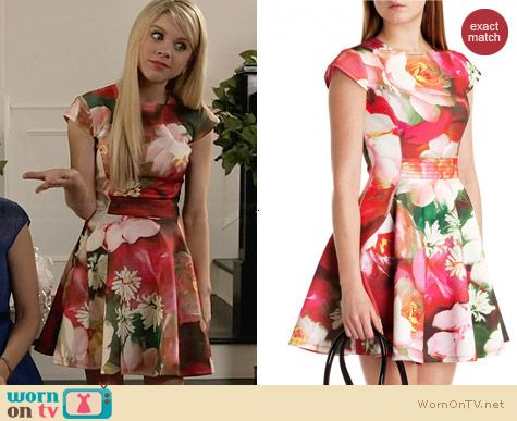 Ted Baker Roziey Dress worn by Bailey Buntain on Faking It