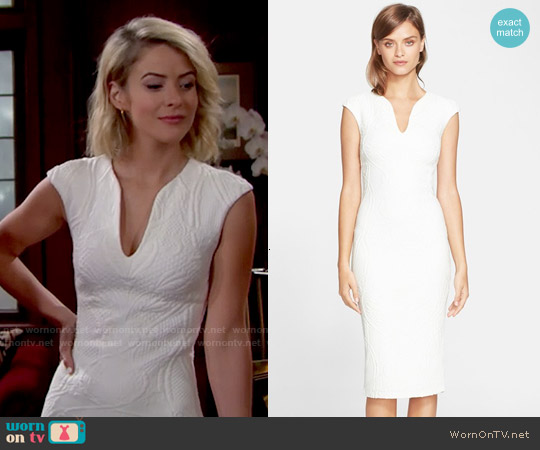 Ted Baker Sancha Dress worn by Caroline Spencer (Linsey Godfrey) on The Bold and the Beautiful