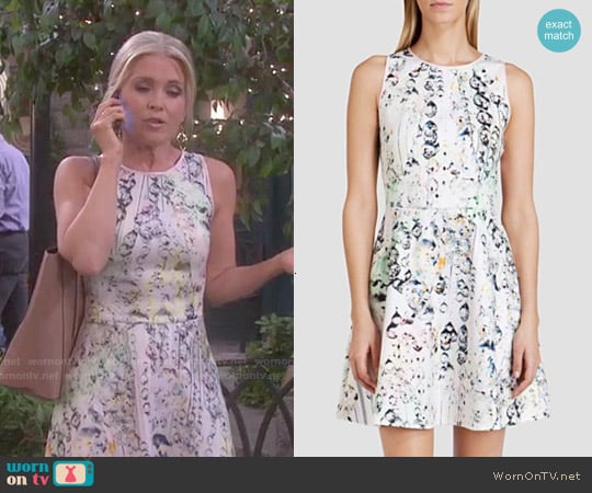 Ted Baker Sapira Crystal Droplets Dress worn by Jennifer Horton (Melissa Reeves) on Days of our Lives