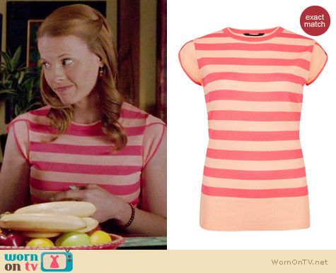 Ted Baker Taiba Cap Sleeve Jumper worn by Katie Leclerc on Switched at Birth