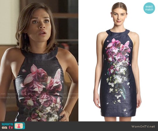 Ted Baker Therese Floral Shift Dress worn by Heather Chandler (Nicole Gale Anderson) on Beauty and the Beast