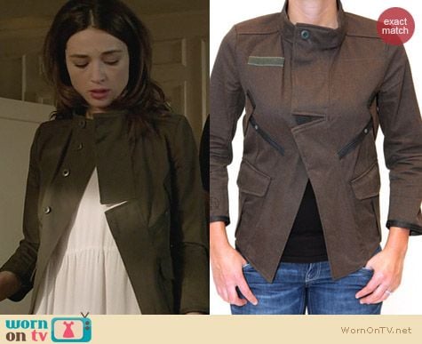 Teen Wolf Fashion: G Star Crusader Overshirt worn by Crystal Reed