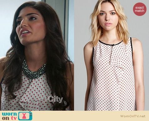 The Crazy Ones Fashion: Marc by Marc Jacobs Vivie Tank worn by Amanda Setton