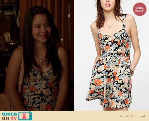 The Fosters Fashion: Urban Outfitters Kimchi Blue smocked dress worn by Cierra Ramirez