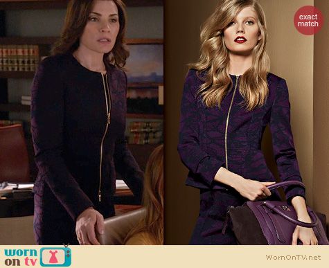 The Good Wife Fashion: Escada Fall 2013 Collection worn by Julianna Margulies