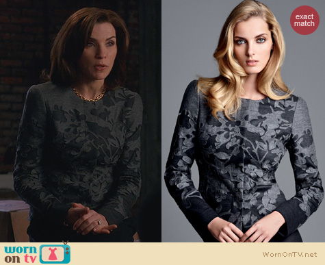 The Good Wife Fashion: Rena Lange Jacket worn by Alicia Florrick