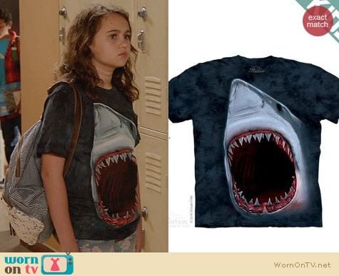 The Mountain Shark Bite Tshirt worn by Wendy on New Girl