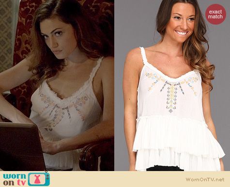 The Originals Fashion: Free People Meadow Ballerina Top worn by Phoebe Tonkin