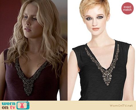 The Originals Fashion: Rachel Roy Rhinestone Tank worn by