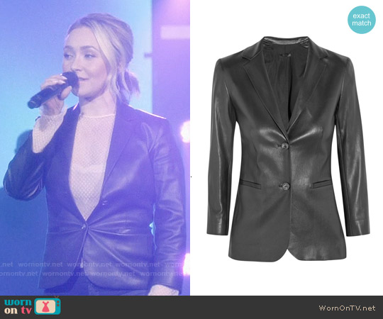 The Row Nolborn Leather Blazer worn by Juliette Barnes (Hayden Panettiere) on Nashville